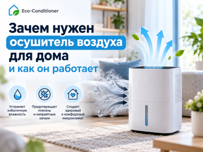 Зачем нужен осушитель воздуха для дома и как он работает